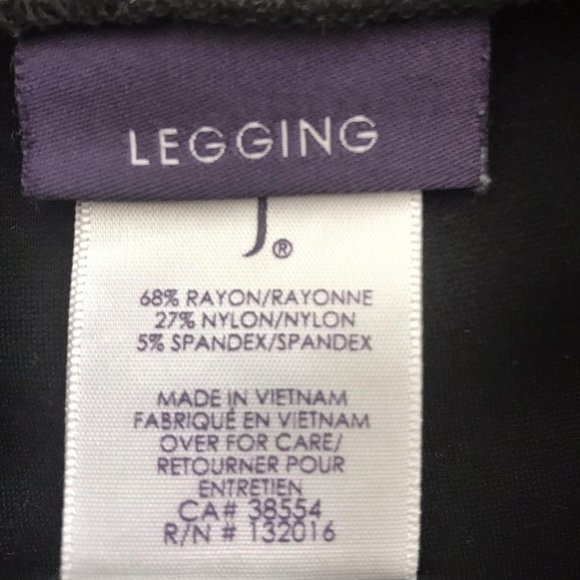 NYDJ Legging Tuxedo Black Grey Pant - Picture 5 of 6